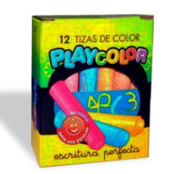TIZA COLOR X 12 PLAYCOLOR 2110 804001002112 (B36) FAI01