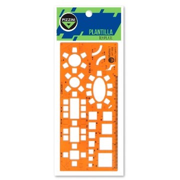 PLANTILLA MUEBLES 1 ESC.1:50 PPIZZINI 5809 PZ01