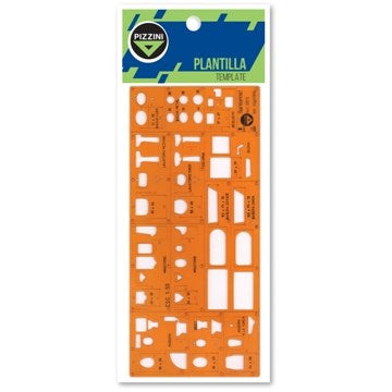 PLANTILLA SANITARIO ESC.1:50 PIZZINI 5813 PZ01