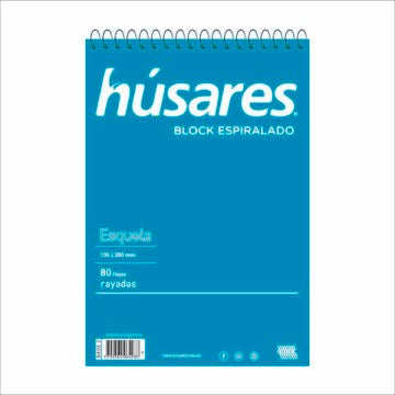 BLOCK ESQUELA 80HJS RAYA C/ESP. HUSARES 6403 RCH01
