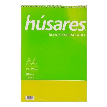BLOCK A4 LISO C/ESP. 6402 HUSARES RCH01