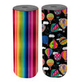 BOBINA 35CMX100MTS PAPEL REGALO KRAFT C/DISEÑO PACKERS (B1)
