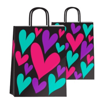 BOLSA 22X10X30 DISEÑO FANTASIA SURTIDAS ROMI (B100)