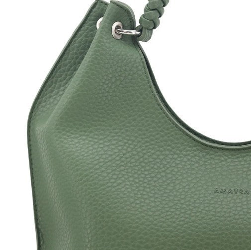 CARTERA 32X43X15CM GRANEADO C/ASA DE AGARRE TRENZADO AMAYRA 67,0800147 (B12/1)