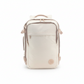 Mochila de viaje WISHFUL color crema para cabina con compartimentos y correas ajustables