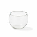 Pecera bochin de vidrio transparente WISHFUL con diseño esférico ideal para decoración o centros de mesa