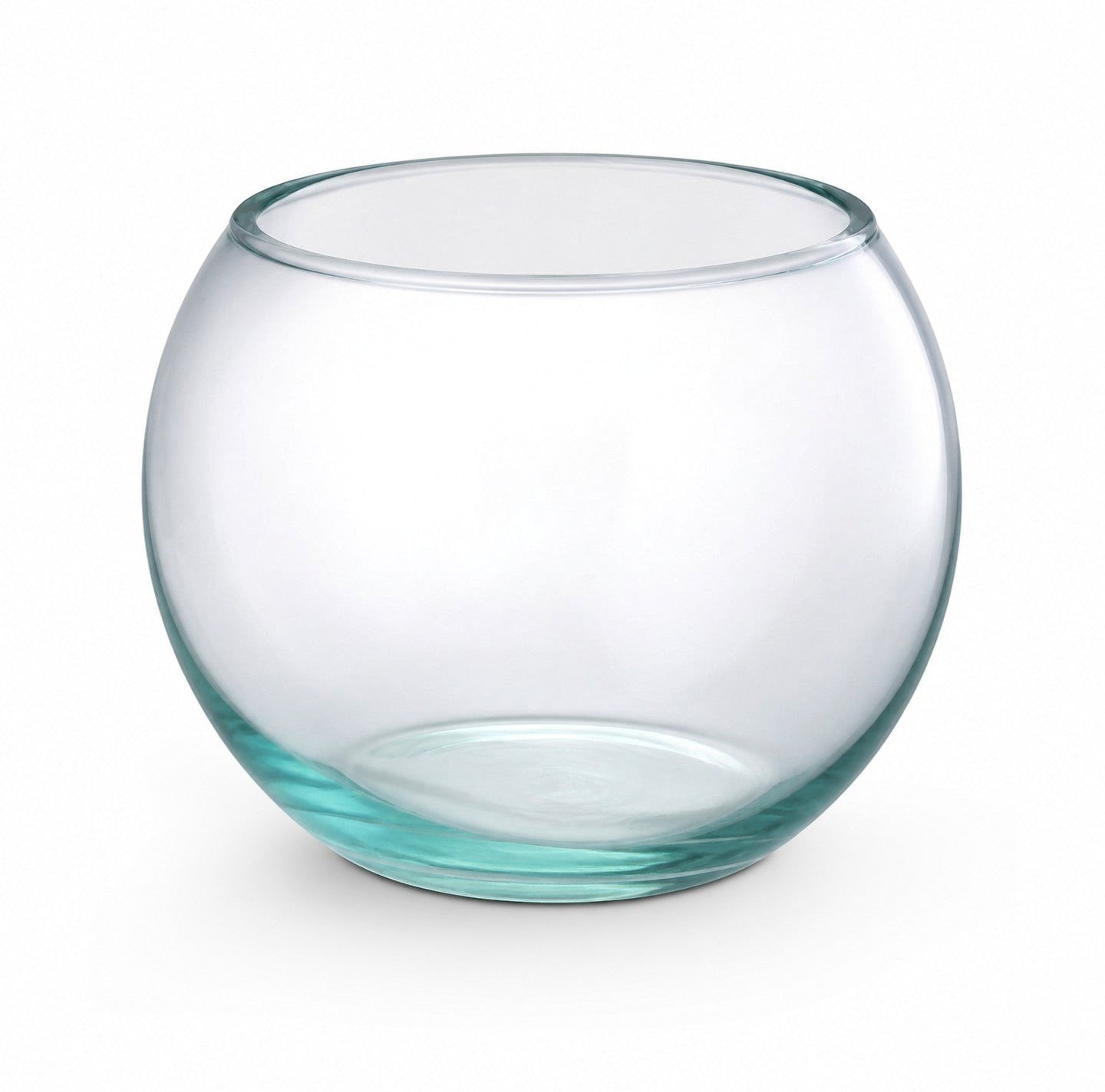Pecera de vidrio transparente WISHFUL de forma esférica ideal para decoración o centros de mesa